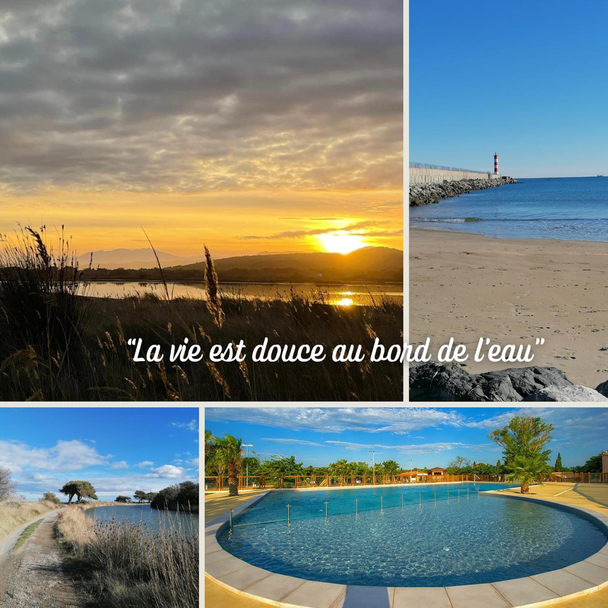 Entre Mer Et Roseaux - Piscine - Proche Centre Et Mer - Petfriendly Port-la-Nouvelle Camera foto